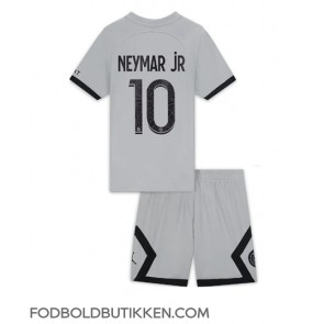 Paris Saint-Germain Neymar Jr #10 Udebanetrøje Børn 2022-23 Kortærmet (+ Korte bukser)